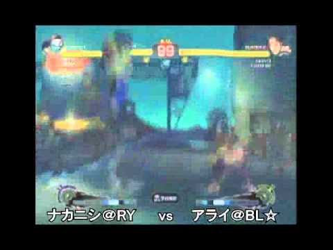 SSF4 (35) - Arai [Cat-K] (Claw) vs. Nakanishi (Ryu)