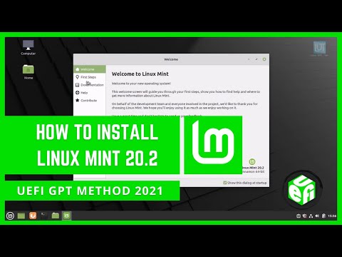 How to Install Linux Mint 20.2 UEFI GPT Method 2021