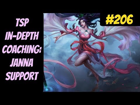 (Janna) TSP Coaching Series #206 -- In-depth Gameplay Analysis-- League of Legends
