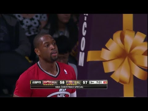 Dwyane Wade Full Highlights at Lakers (2013.12.25) - 23 Pts, 7 Assists