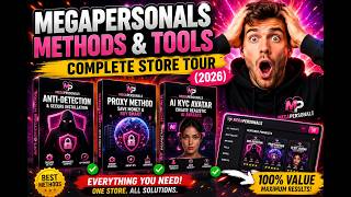 MegaPersonals Methods & Tools | Complete Store Tour (2026)