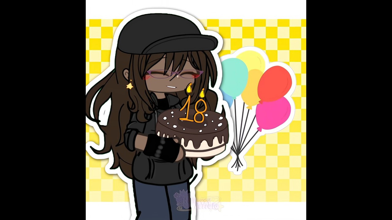 It's my birthday! #foryou #gacha #gachaclub #gachalife #shorts #fyp #fy #trend #animation #birthday