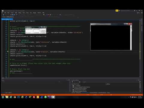 Python Gui 9 Adding Three Checkbuttons