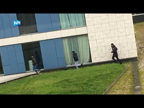 09-1-'19 Almere - inbreker breekt been