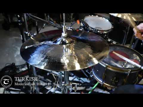 Turkish Cymbals 14" Moderate Series Moderate Hi-Hat Pair M-H14 (Pair) 2010s - Brilliant image 6