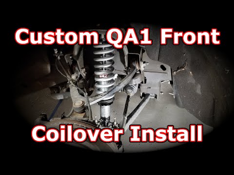 Silverado full drag suspension, front coilovers install!