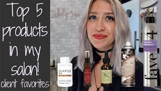 Top 5 BEST SELLING Hair Products at my Salon!