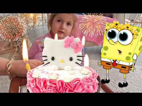 🍰 Defne'ye Pasta Sürprizi Yaptık | We Made a Cake Surprise to Defne | صنعنا كعكة مفاجأة 🍰