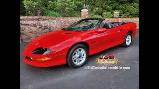 Video Thumbnail for 1995 Chevrolet Camaro Z28 Convertible