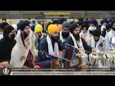 076 Bhai Kamaldeep Singh Jee Toronto Wednesday Evening Toronto Dec 2021 Annual AkhandKeertan Smaagam