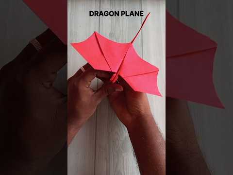 DRAGON PLANE ORIGAMI|TUTORIAL| STEP BY STEP FOLDING| HOW TO MAKE A PAPER DRAGON PLANE CRAFT| ART