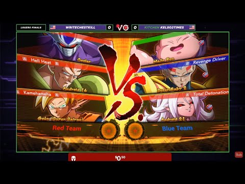 BnB 22 Losers Finals - WRITECHESTKILL Vs. KELSO2TIMES Dragon Ball FighterZ