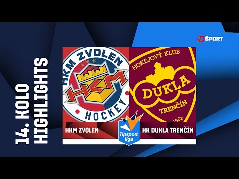 14. kolo: HKM Zvolen - HK Dukla Trenčín 3:2 sn (0:1, 1:0, 1:1 - 0:0)