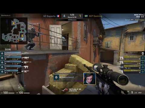 CS:GO | kennyS INSANE REACTION | G2 vs NiP | DreamHack Masters Malmö 2017