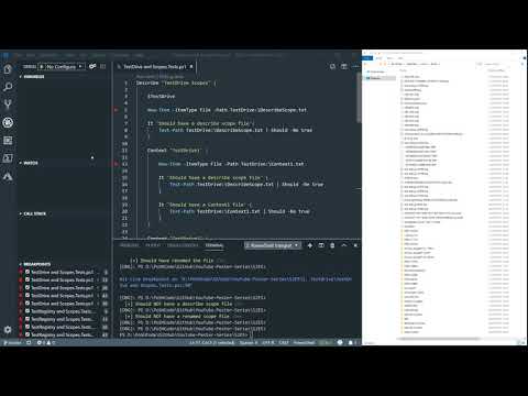 PowerShell S2E5: Pester TestDrive and TestRegistry
