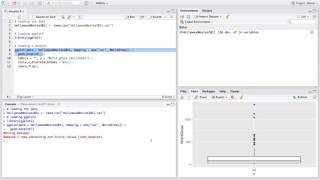 Download the video "Creating a boxplot using ggplot2"