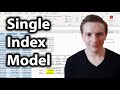 Single Index Model Explained and in Excel | Single Index Model Regression Example