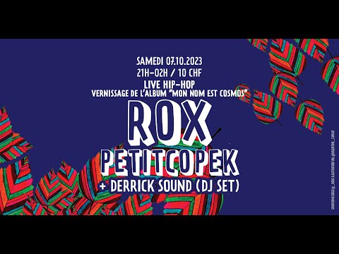 07.10.2023 - ROX (live hip-hop - vernissage), PETITCOPEK (live hip-hop)