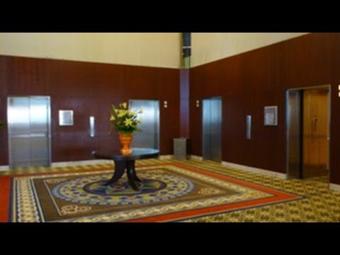 Awesome & Fast Westinghouse Traction South Tower Elevators at Omni CNN Center in Altanta, GA.