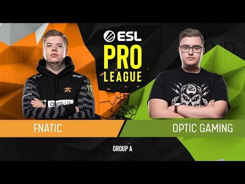 CS:GO - Fnatic vs. OpTic [Dust2] Map 3 - Group A - ESL Pro League Season 9 Europe