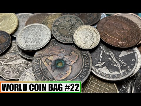 World Coin Grab Bag: Triple SILVER & TOUGHER Countries Searched (Neat History) - Bag #22