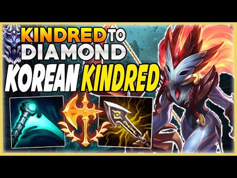 THIS #1 KOREAN CRIT KINDRED BUILD IS ACTUALLY CRAZY GOOD! UNRANKED TO DIAMOND! - League Of Legends