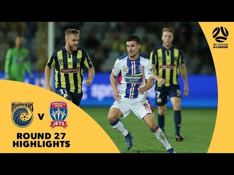 Hyundai A-League 2017/18 Round 27: Central Coast Mariners 2 - 8 Newcastle Jets