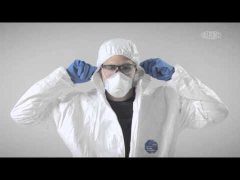 Part of a video titled How to: Put on and Remove Safety Suit – Arco - YouTube