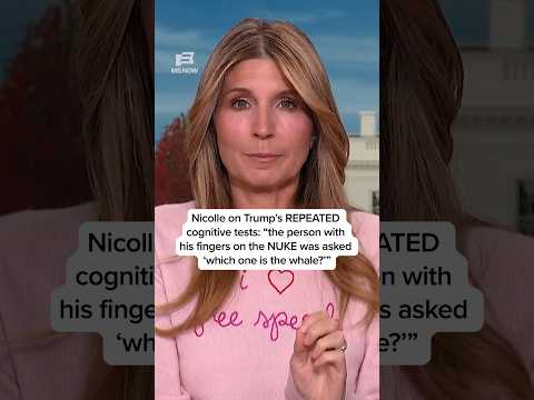 Nicolle on Trump's REPEATED cognitive tests