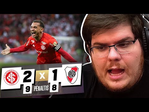 CASIMIRO REAGE A INTERNACIONAL 2X1 (9X8 - PENAL) RIVER PLATE 😮 #casimiro