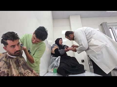 "The Illness of the Nurse and the Rainy Farm with Thunder and Lightning"❄️⛈️