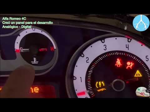 Alfa Romeo 4C Creo un panel para el desarrollo