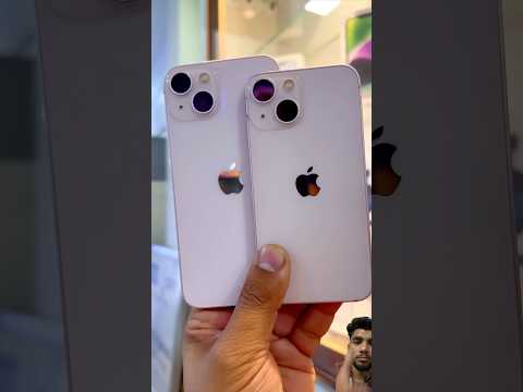Iphone 13 vs 13 mini testing|| #shortsfeeds #trending