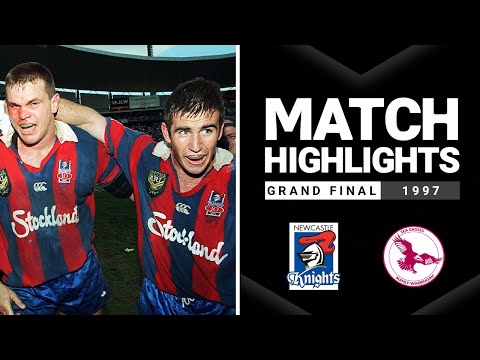 NRL Highlights | Knights v Sea Eagles Grand Final, 1997 | Classic Match Highlights
