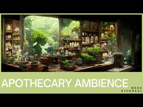 Immersive ASMR | Enchanted Apothecary Ambience 🍃 Potion Sounds and Soothing Fireplace