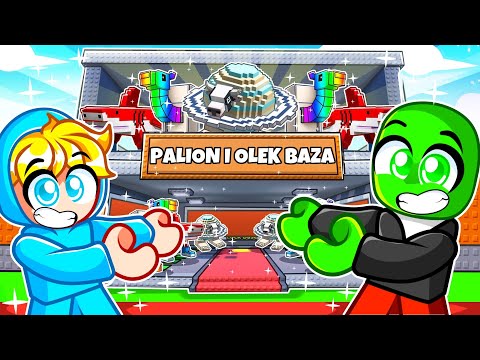 OLEK i JA ZBUDOWALIŚMY NAJLEPSZĄ BAZE w 2 OSOBOWEJ GRZE STEAL A BRAINROT!