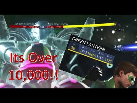The MOST Ability Stats EVER SEEN, 1000 Damage SUPER MOVE! (Green Lantern with over 10,000 Ability)