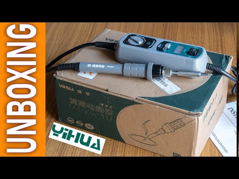 YIHUA 908+ 60W Electric Adjustable Temperature Soldering Iron Station