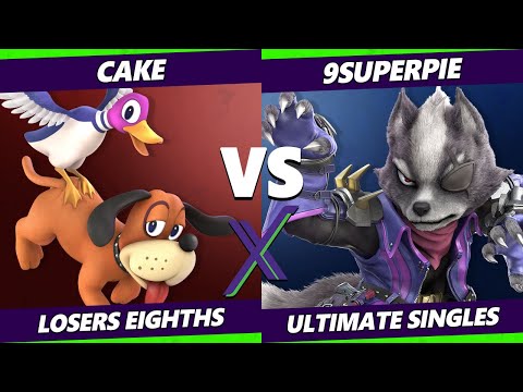 S@X 376 Online Losers Top 8 - CaKe (Duck Hunt) Vs. 9superpie (Wolf, Ike) Smash Ultimate - SSBU
