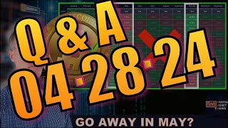 Q&A - SELL IN MAY AND GO AWAY? BITCOIN TO SLOWLY DECLINE? ALTS EVEN MORE?