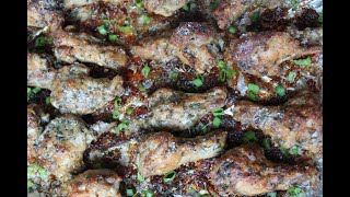 Baked Garlic Parmesan Chicken Wings - I Heart Recipes