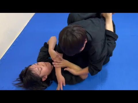 5年最強女子VS男子柔術スパーリング