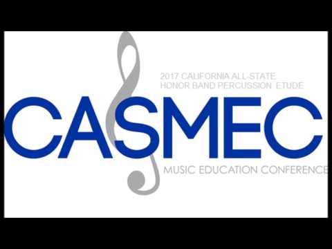 2017 CBDA & NCBA Percussion Audition Etude