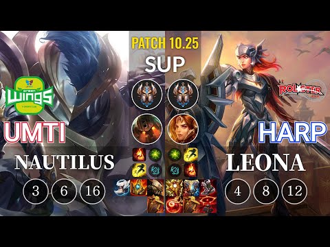 JAG UmTi Nautilus vs KT Harp Leona Sup - KR Patch 10.25