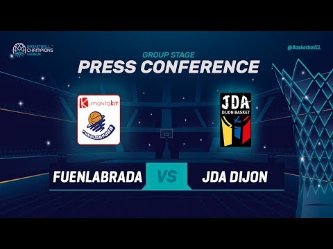 Montakit Fuenlabrada v JDA Dijon - Press Conference - Basketball Champions League 2018-19