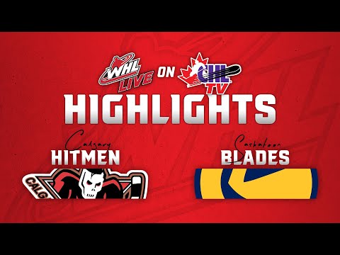 Calgary Hitmen at Saskatoon Blades 12/07 | WHL Highlights 2024-25