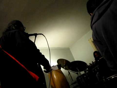 Dorian James and The Brood band practice (playing Nightstalker)