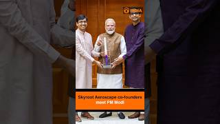 Skyroot Aeroscape co-founders meet PM Modi