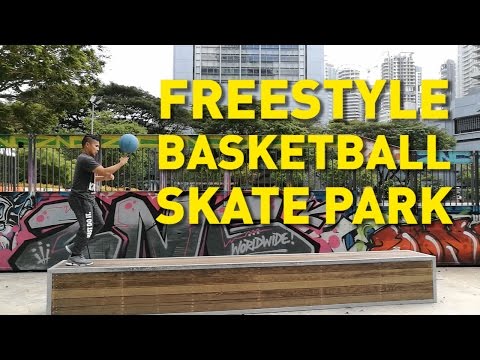 Basketball Tricks at Skate Park