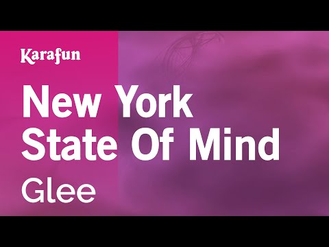 New York State Of Mind - Glee | Karaoke Version | KaraFun